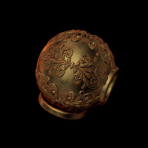 Ball Terminal, Victorian 15x6 mm Single LP (Each)